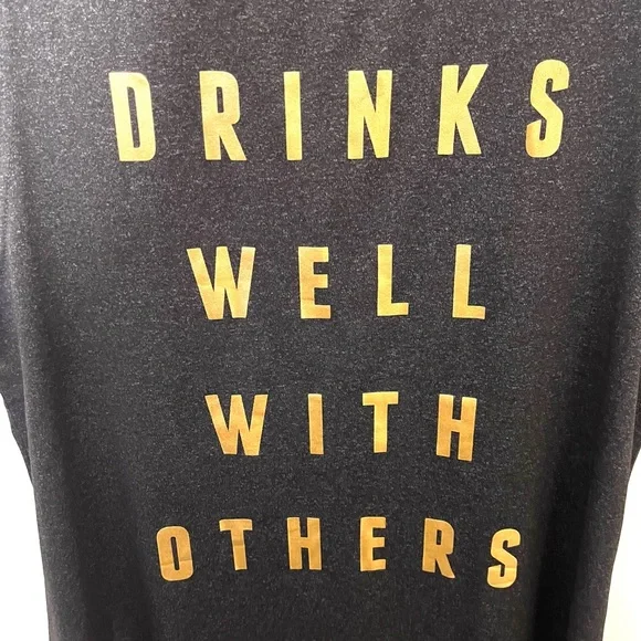 Charcoal gray wife beater style top size XL. NWOT. - Picture 5 of 10